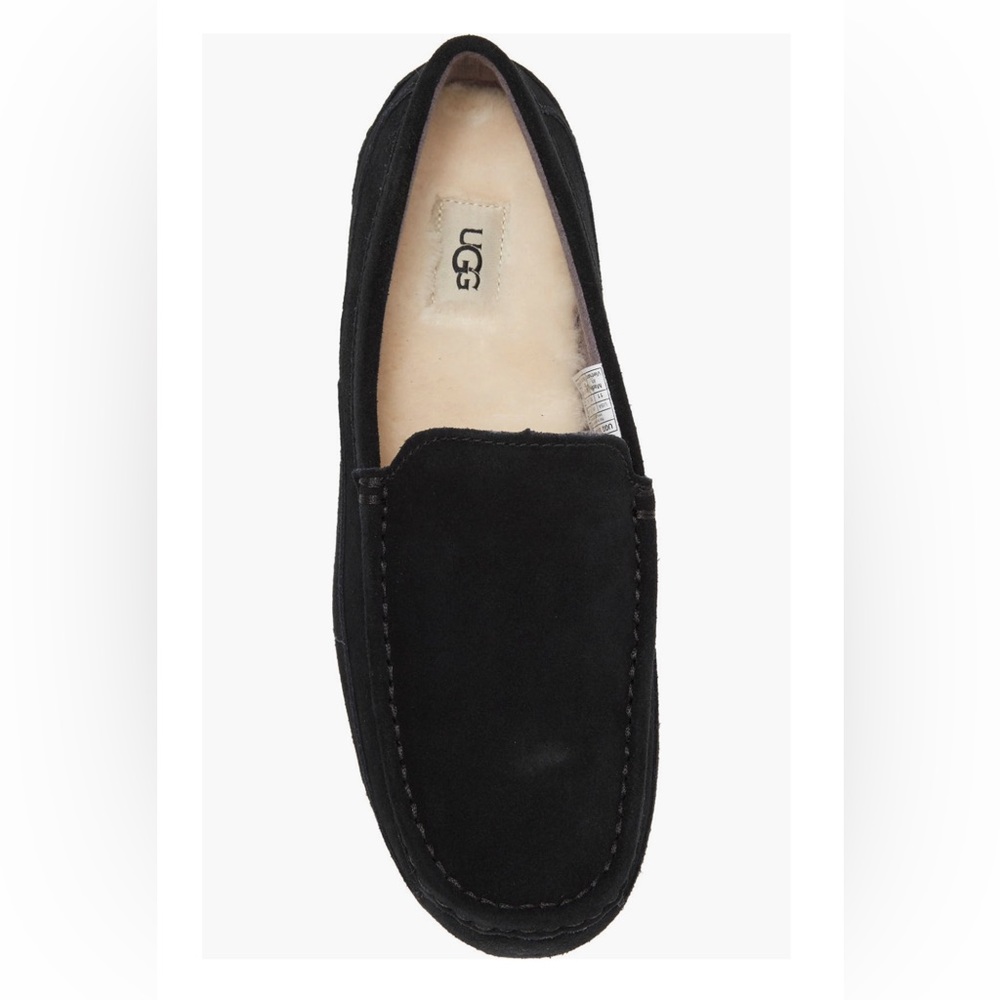 UGG® Alder Faux Shearling Lined Suede Slipper (Men)